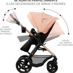 KINDERKRAFT Cochecitos De 3 Piezas-Cochecito 3 piezas Moov 2 Nude