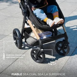 KINDERKRAFT Cochecitos De 3 Piezas-Cochecito 3 piezas Moov 2 Nude