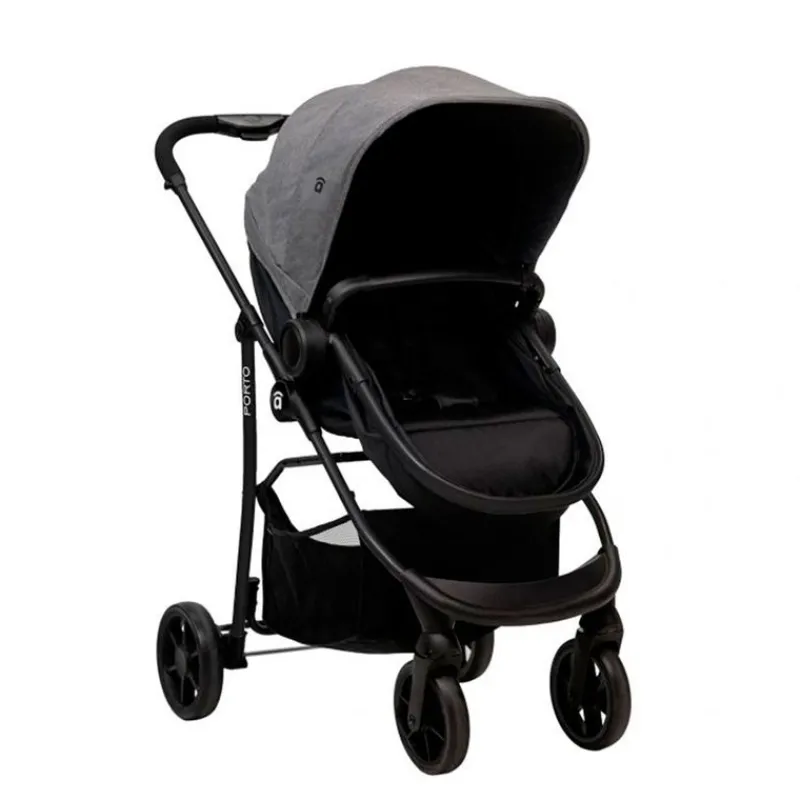 ASALVO Cochecitos De 3 Piezas-Cochecito 3 piezas Porto Antracita