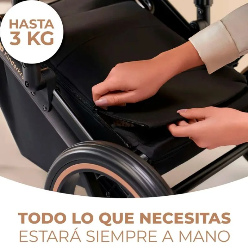 KINDERKRAFT Cochecitos De 3 Piezas-Cochecito 3 piezas Prime 2 Isize Green