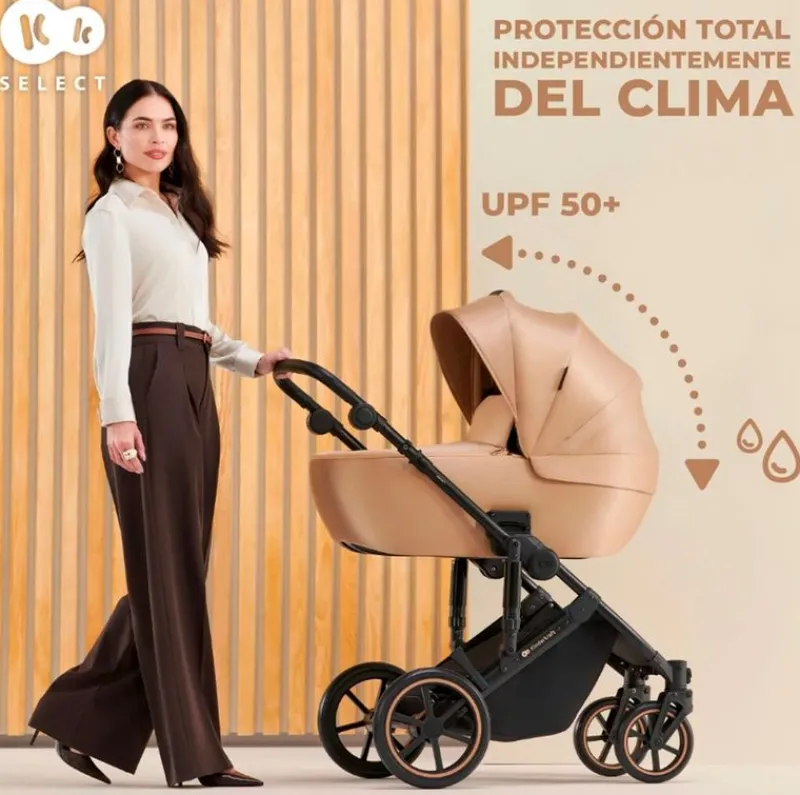 KINDERKRAFT Cochecitos De 3 Piezas-Cochecito 3 piezas Prime 2 Isize Green