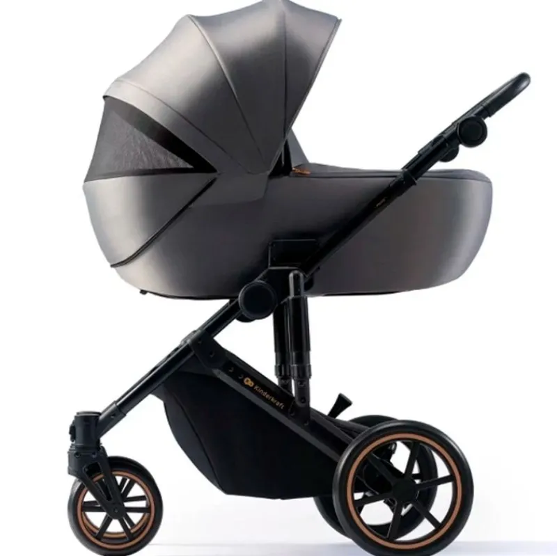 KINDERKRAFT Cochecitos De 3 Piezas-Cochecito 3 piezas Prime 2 Isize Grey