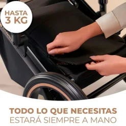 KINDERKRAFT Cochecitos De 3 Piezas-Cochecito 3 piezas Prime 2 Isize Grey