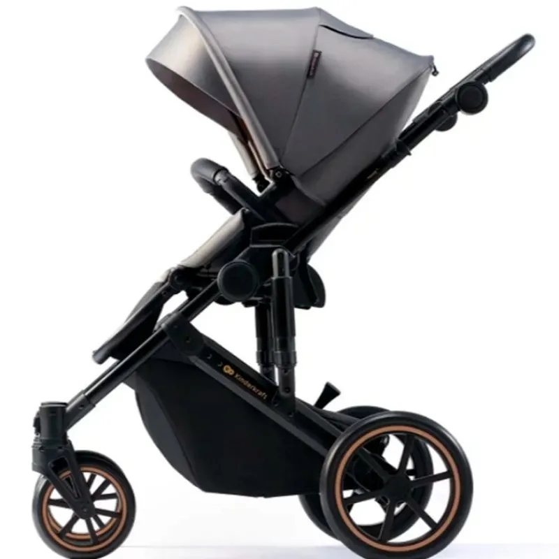 KINDERKRAFT Cochecitos De 3 Piezas-Cochecito 3 piezas Prime 2 Isize Grey