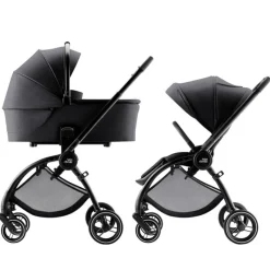 BRITAX RÖMER Cochecitos De 2 Piezas-Cochecito 2 piezas Rio Style Carbon Black