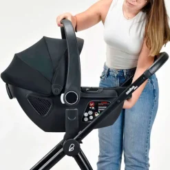 ASALVO Cochecitos De 3 Piezas-Cochecito 3 piezas Rodas Beige