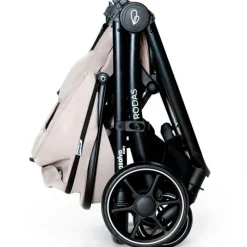 ASALVO Cochecitos De 2 Piezas-Cochecito 2 piezas Rodas Beige