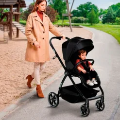 Cochecito 2 piezas Rodas Negro*ASALVO Discount