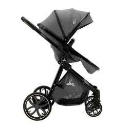 ASALVO Cochecitos De 3 Piezas-Cochecito 3 piezas Sidney 2 Gris