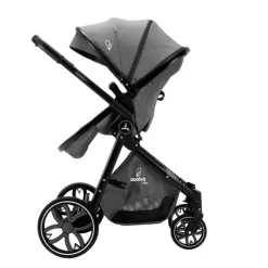 ASALVO Cochecitos De 3 Piezas-Cochecito 3 piezas Sidney 2 Gris