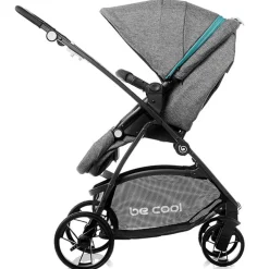 BE COOL Cochecitos De 2 Piezas-Cochecito 2 piezas Slide Flex be Solid Aquamarine