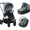 Cochecito tres piezas Stratos Verde*BE COOL