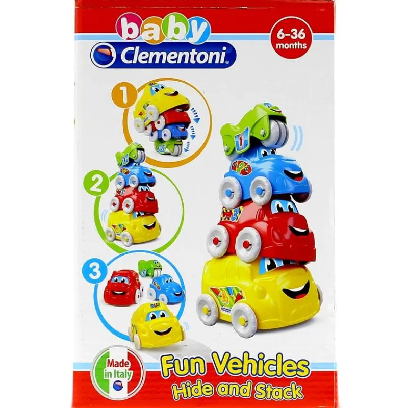 CLEMENTONI Primera Infancia Y Preescolar-Coches Apilables
