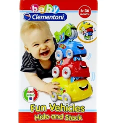 CLEMENTONI Primera Infancia Y Preescolar-Coches Apilables