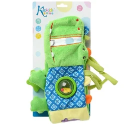 KIOKIDS Jueguetes De Primera Infancia-Cocodrilo de actividades para cuna