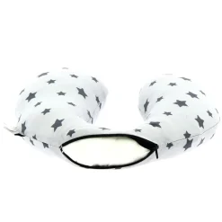 Cojín cervical viaje T1 Estrellas gris ( 1 a 3 años)*VADEBEBE Discount