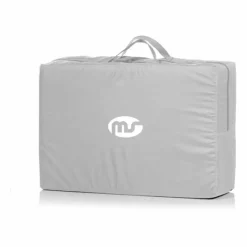 MS Cunas De Viaje-Colchón para Cuna de Viaje 60*120 cm Plegable Gris