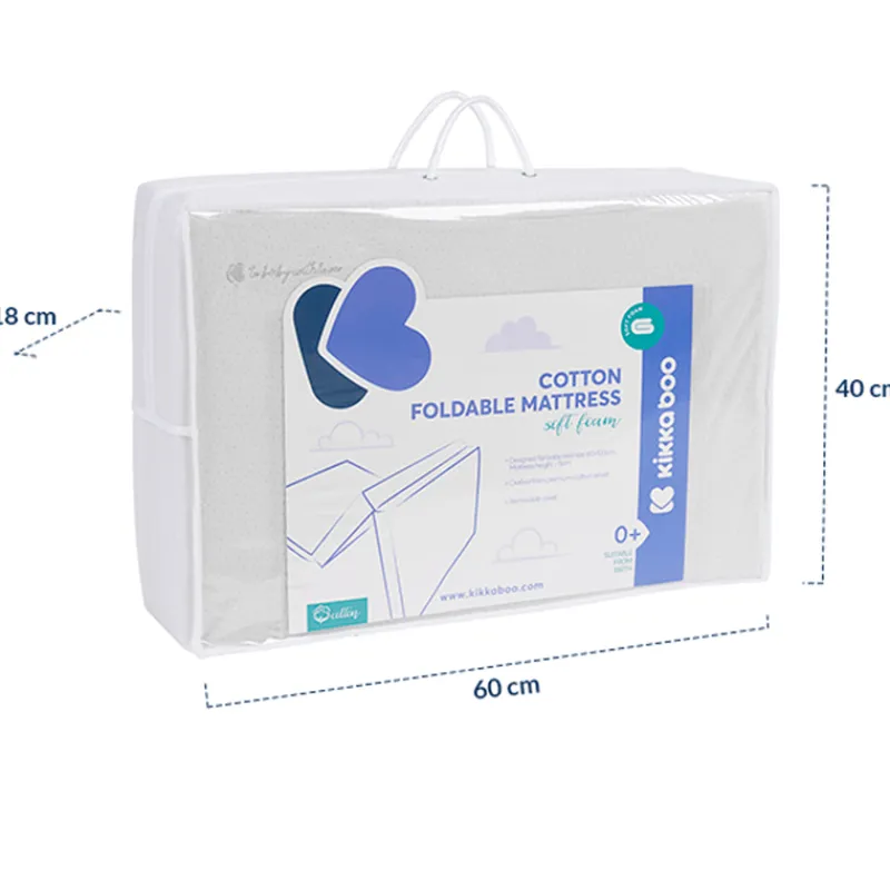 Colchon cuna 120*60 Plegable*KIKKABOO Outlet