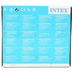 INTEX Aire Libre-Colchoneta Hinchable Donut Blanco