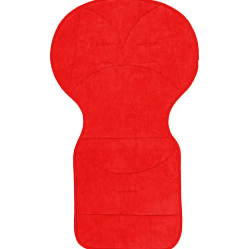 Colchoneta rizo silla paseo rojo*GARESSI Online