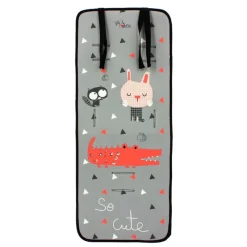 VADEBEBE Sacos Y Colchonetas-Colchoneta silla paseo Cocodrilo Rosa