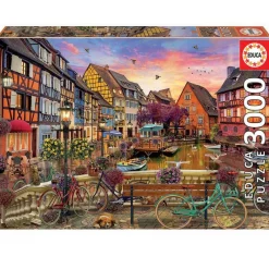 EDUCA Puzzles Expertos: Más De 1000 Piezas-Colmar Francia Puzzle 3000 Piezas