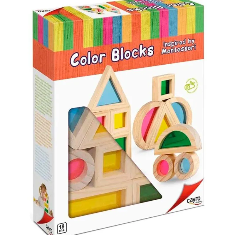 CAYRO Juegos De Mesa|Primera Infancia Y Preescolar-Color Blocks Juego