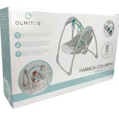 OLMITOS Columpios Para Bebés-Columpio Bebé musical Azul Hammock