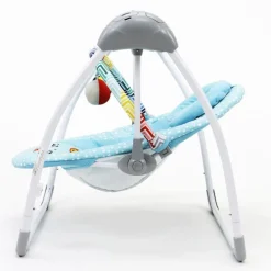 ASALVO Columpios Para Bebés-Columpio musical Swing Blue