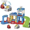 VTECH Primera Infancia Y Preescolar|Vehículos, Trenes Y Parkings-Comisaría de Policía + Robin el Coche de Policía