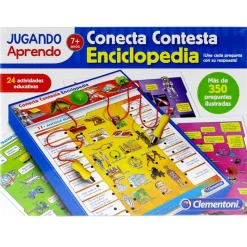 CLEMENTONI Juegos De Mesa|Juegos Y Juguetes Educativos-Conecta-Contesta Enciclopedia