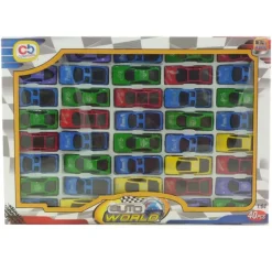 COLOR BABY Vehículos, Trenes Y Parkings-Conjunto 40 coches