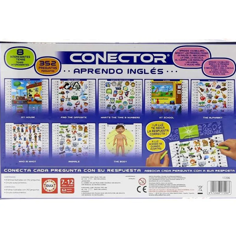 EDUCA Juegos Y Juguetes Educativos-Connector Aprendo Inglés