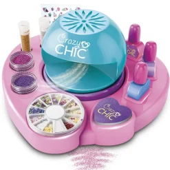 CLEMENTONI Juegos Y Juguetes De Imitación-Crazy Chic Cool Nail Art Estudio de Uñas