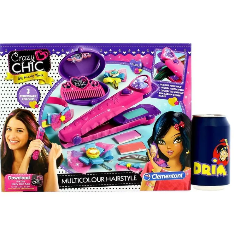 CLEMENTONI Juegos Y Juguetes De Imitación-Crazy Chic Decora tu Cabello