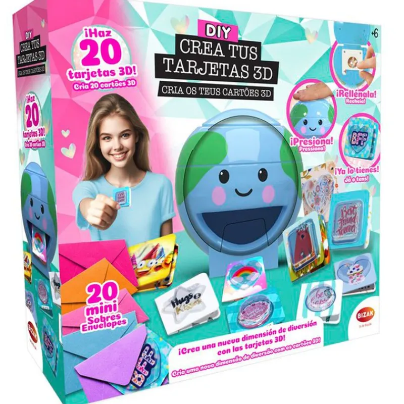 BIZAK Manualidades-Crea tus Tarjetas 3D
