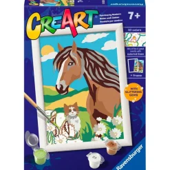 RAVENSBURGER Manualidades-CreArt Pintar x Números Amigos en el Prado