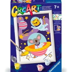 RAVENSBURGER Manualidades-CreArt Pintar x Números Animales Espacio