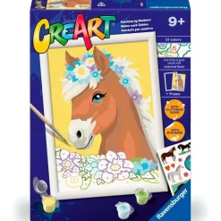 CreArt Pintar x Números Caballo*RAVENSBURGER Hot