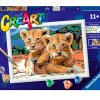 RAVENSBURGER Manualidades-CreArt Pintar x Números Cachorros León