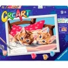 RAVENSBURGER Manualidades-CreArt Pintar x Números Gatitos