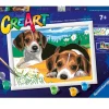 RAVENSBURGER Manualidades-CreArt Pintar x Números Jack Russel
