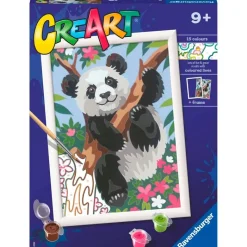 RAVENSBURGER Manualidades-CreArt Pintar x Números Panda