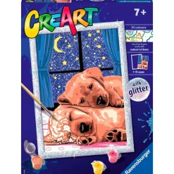 CreArt Pintar x Números Perritos*RAVENSBURGER Outlet