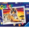 RAVENSBURGER Manualidades-CreArt Pintar x Números Tigre