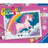 RAVENSBURGER Manualidades-CreArt Pintar x Números Unicornio