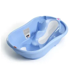 OK BABY Bañeras Para Bebés-Cubeta bañera Onda Evo Azul
