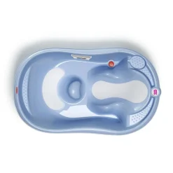 OK BABY Bañeras Para Bebés-Cubeta bañera Onda Evo Azul