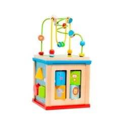 Cubo actividades Madera*MOLTO Discount