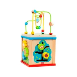 Cubo actividades Madera*MOLTO Discount